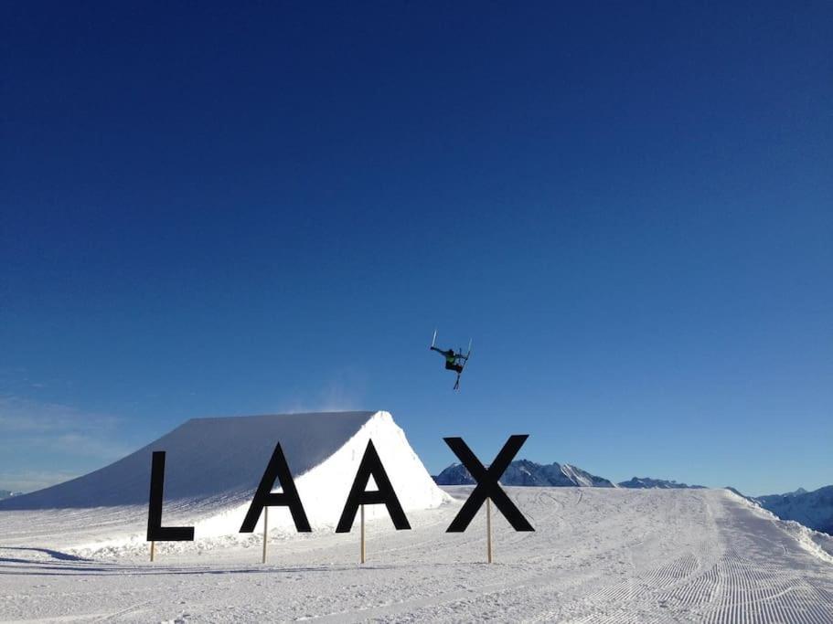 Modern Laax Apt, Swimming Pools, Wellness & Tennis Eksteriør bilde