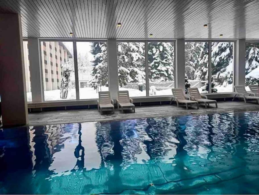 Modern Laax Apt, Swimming Pools, Wellness & Tennis Eksteriør bilde